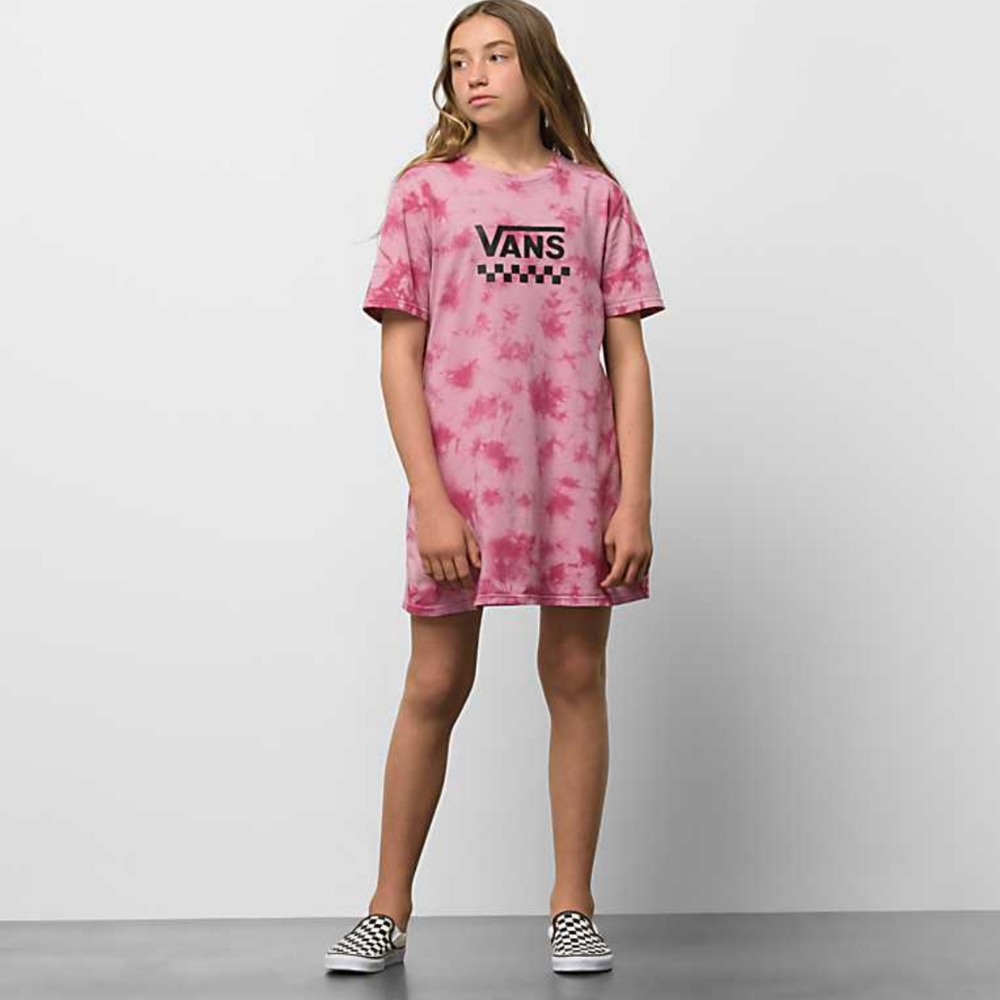 VANS NEW Girls Cloud Wash Tee Dress